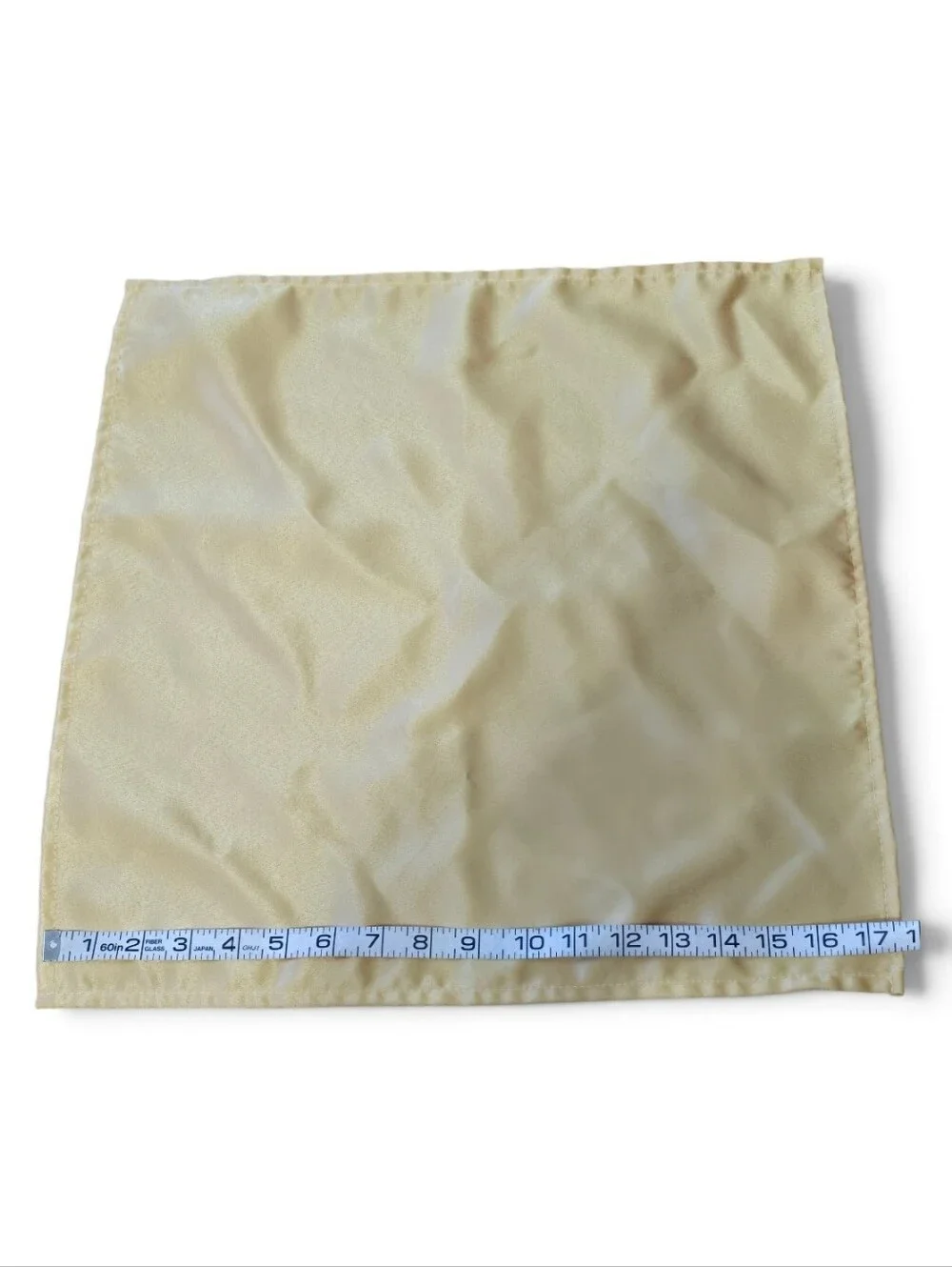 Set of Gold Satin Napkins - 10 Pack